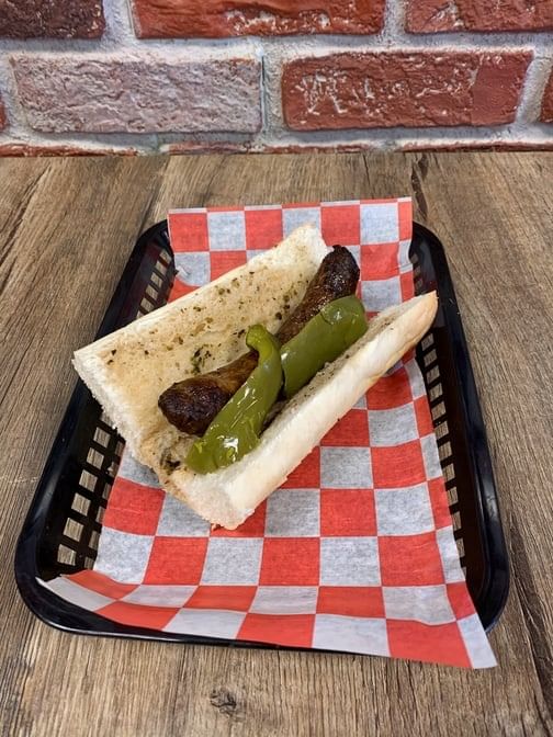 Italian Sausage Sandwich.