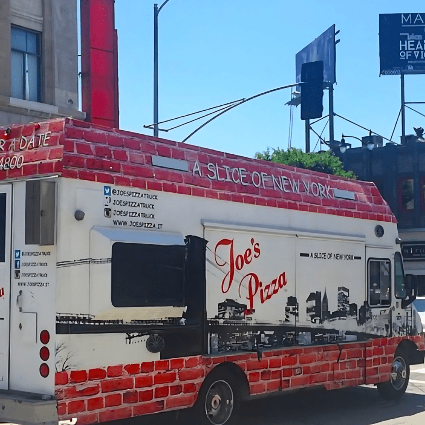 On the Move with a Slice — Joe’s Pizza Truck