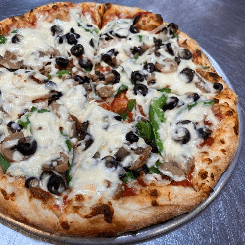 Vegetarian Deluxe Pizza (Round 21")