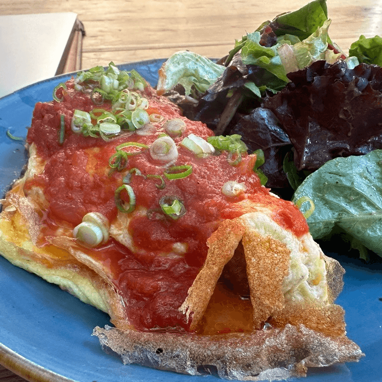 House-Made Italian Sausage Omelette.