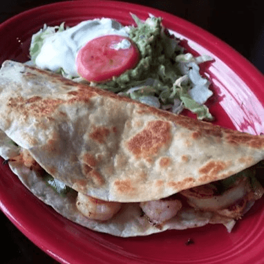 Shrimp Fajita Quesadilla.