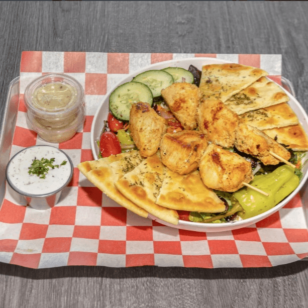 Supreme Kabob Salad.
