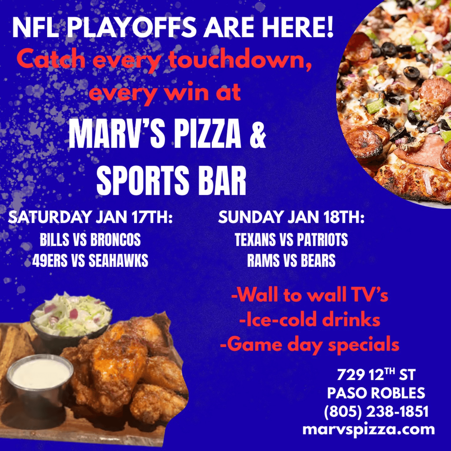 NFL PLAYOFFS ARE HERE!