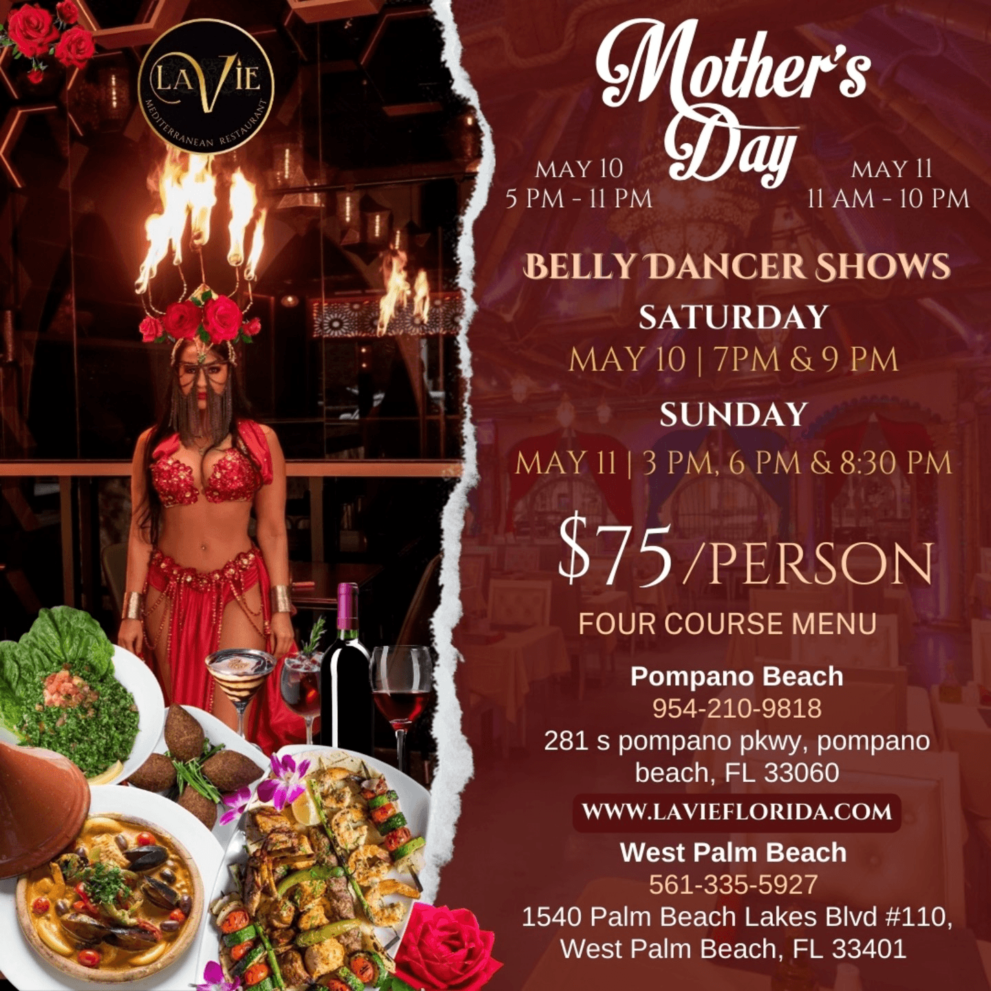 Celebrate Mother's Day at La Vie