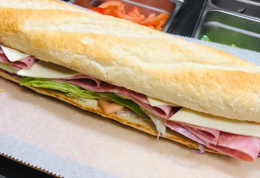Ham & cheese sub.