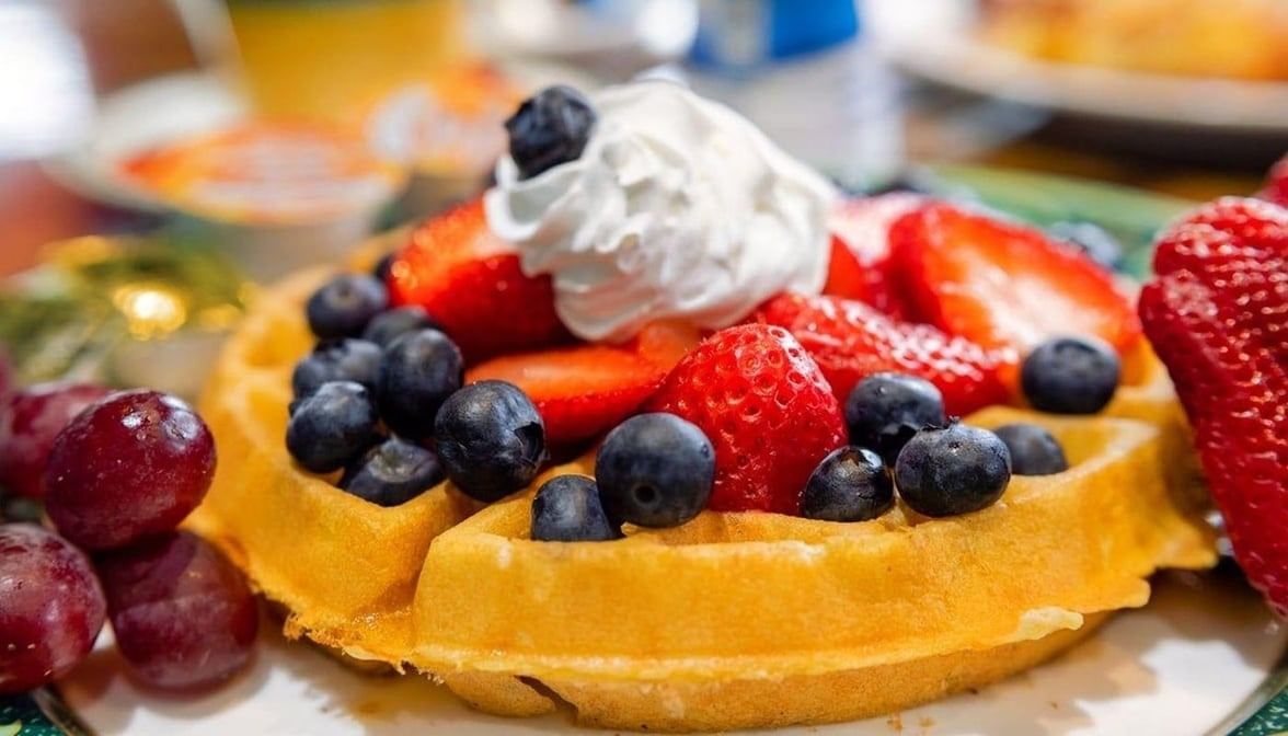 Fruity Waffles.