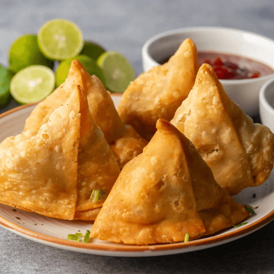 Vegetable samosa.