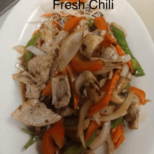 36. Fresh Chili* (Pad Prig Sod).