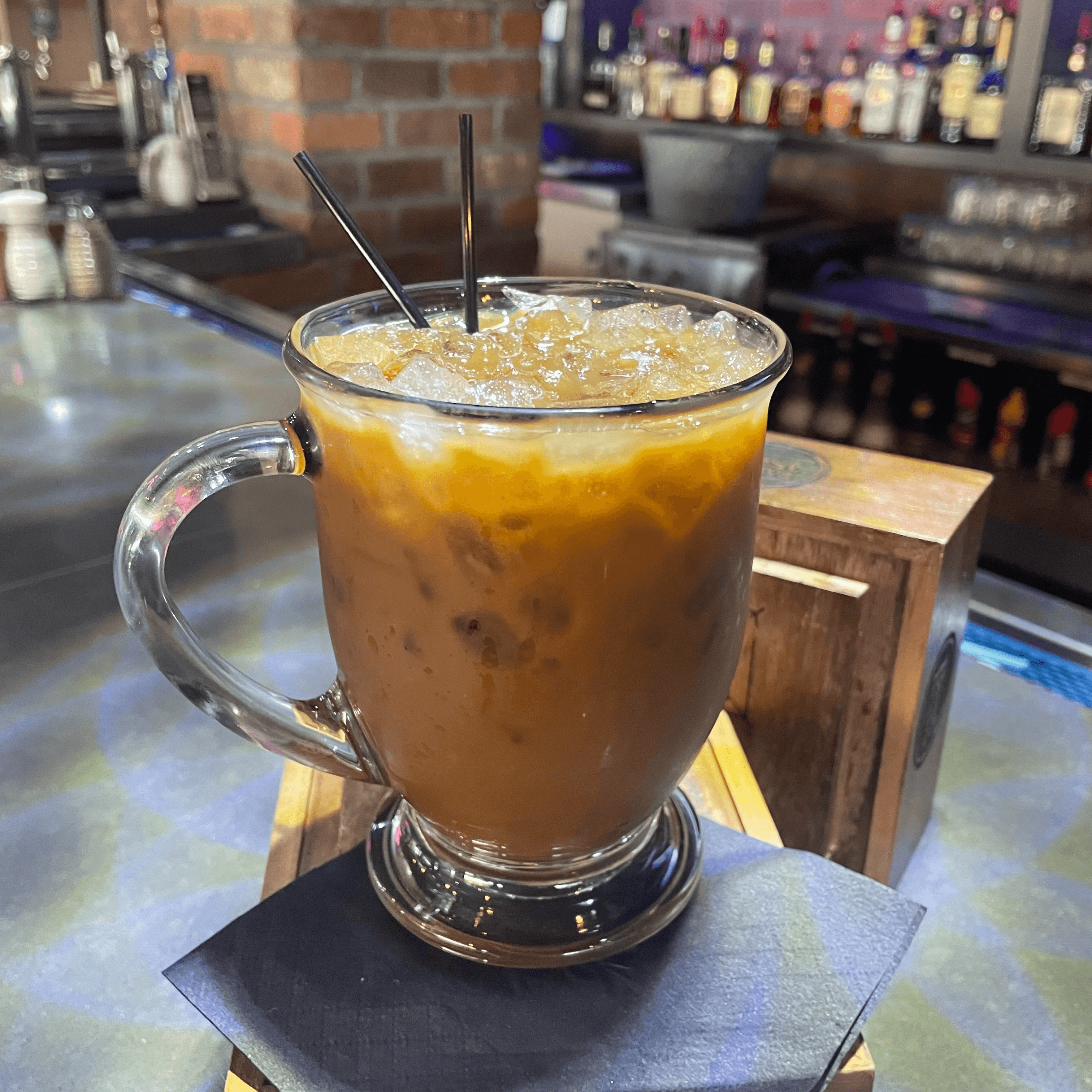 Organic, Dairy Free Iced Latte.