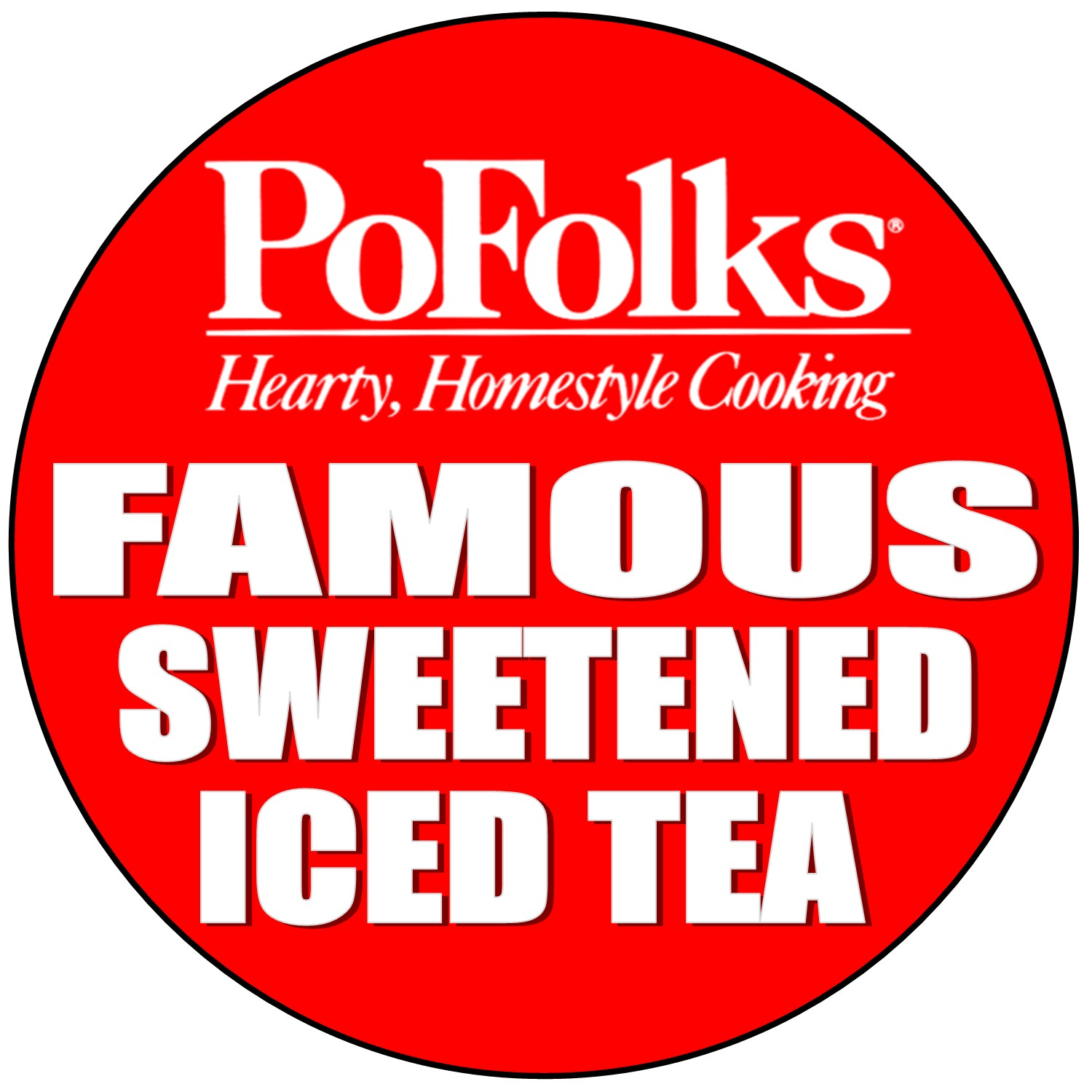 PoFolks Famous Sweet Tea-32 oz.