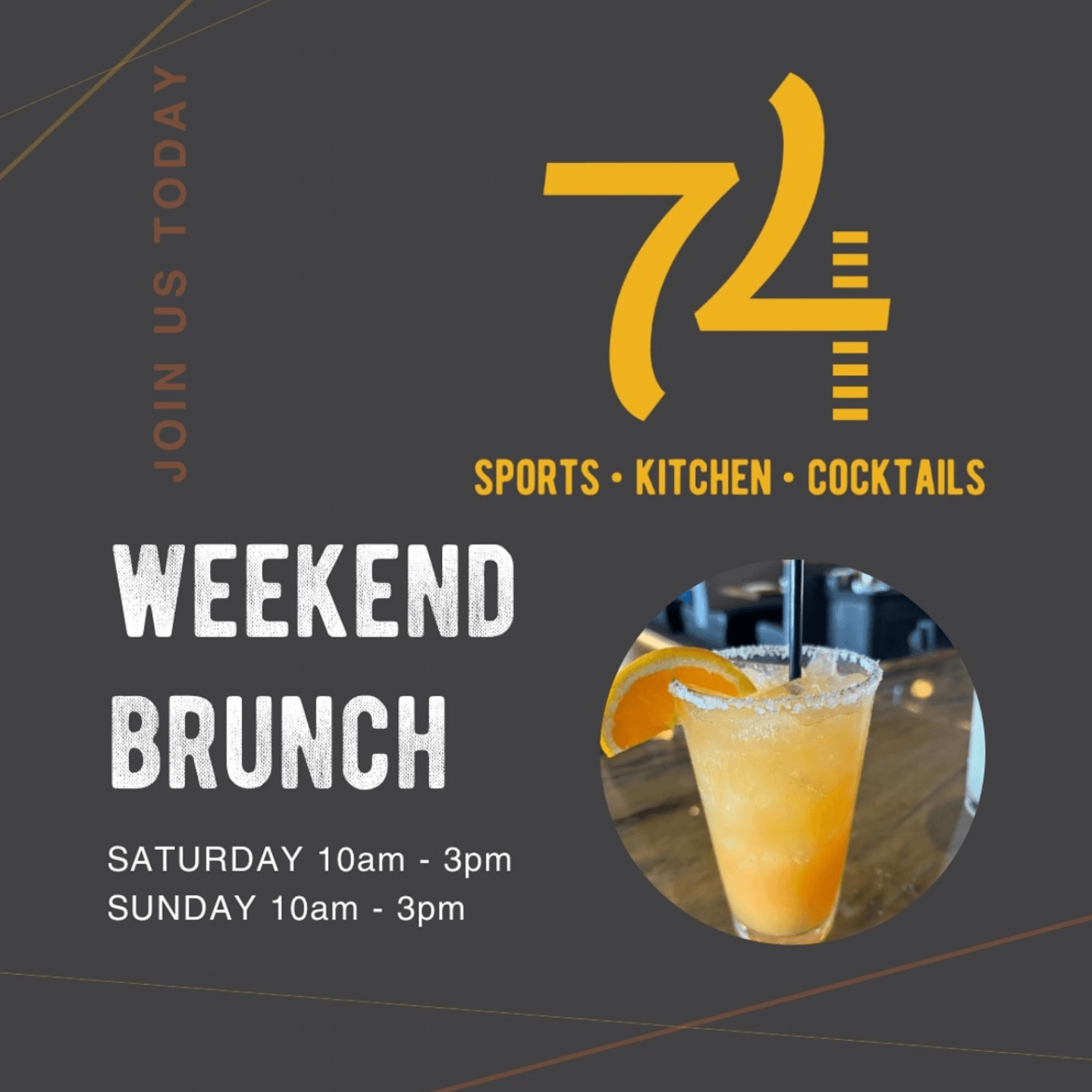 Brunch every Saturday & Sunday