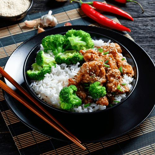 Spicy Chicken Rice Bowl