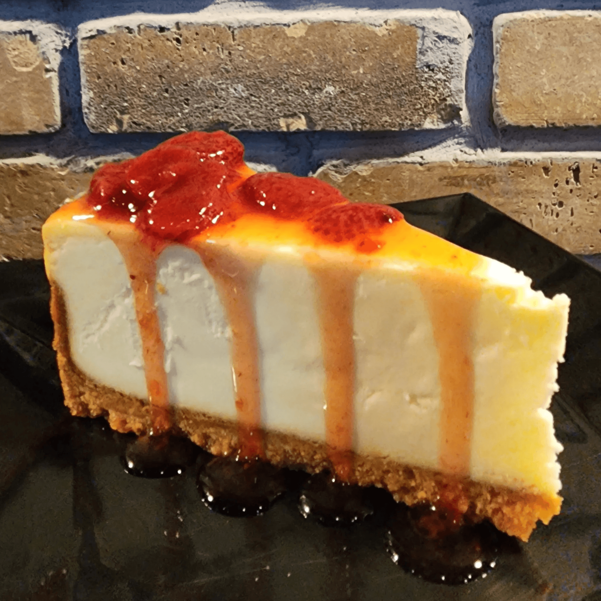 Cheesecake with Toppings.