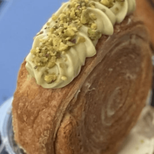 Cromboloni Pistachio Cream Croissant