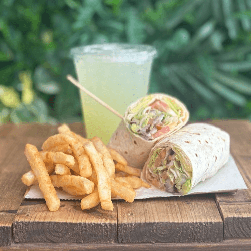 C4 Veggie Wrap Combo.