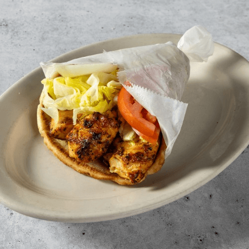 Chicken Souvlaki Sandwich.