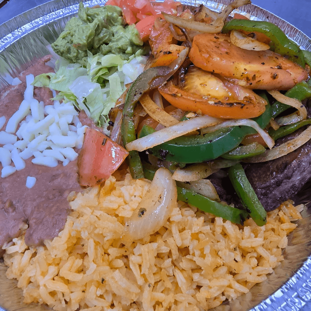 Steak a La Tampiqueña.