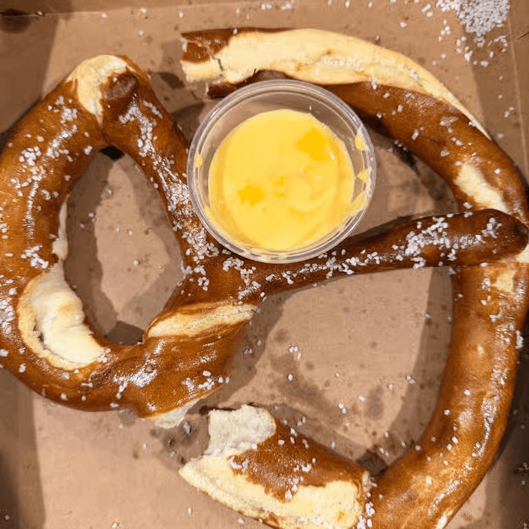Hot Bavarian Pretzel.