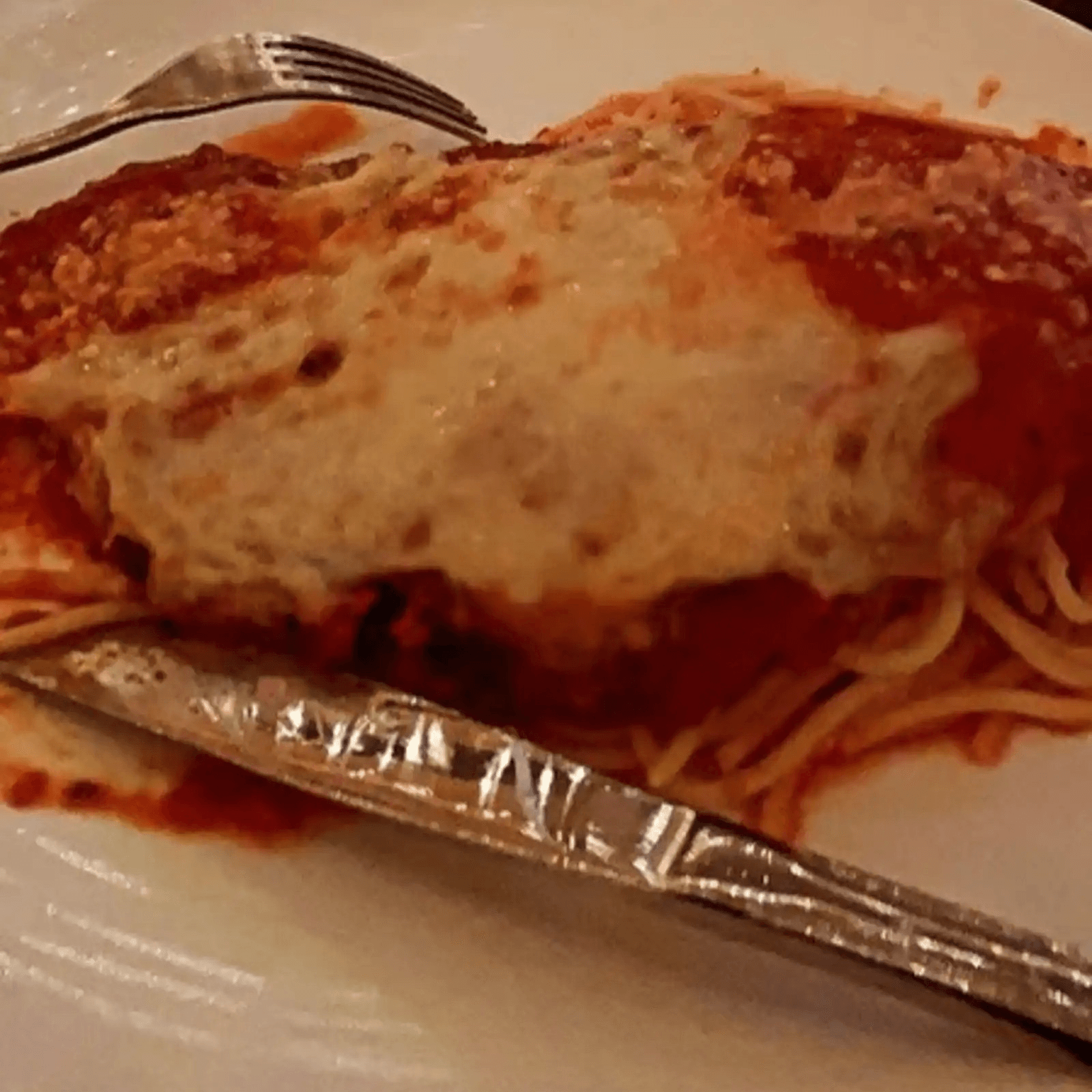 Veal Parmigiano.