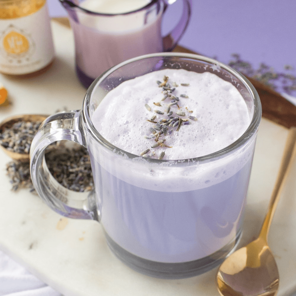 Hot Lavender Latte 熱薰衣草拿鐵.