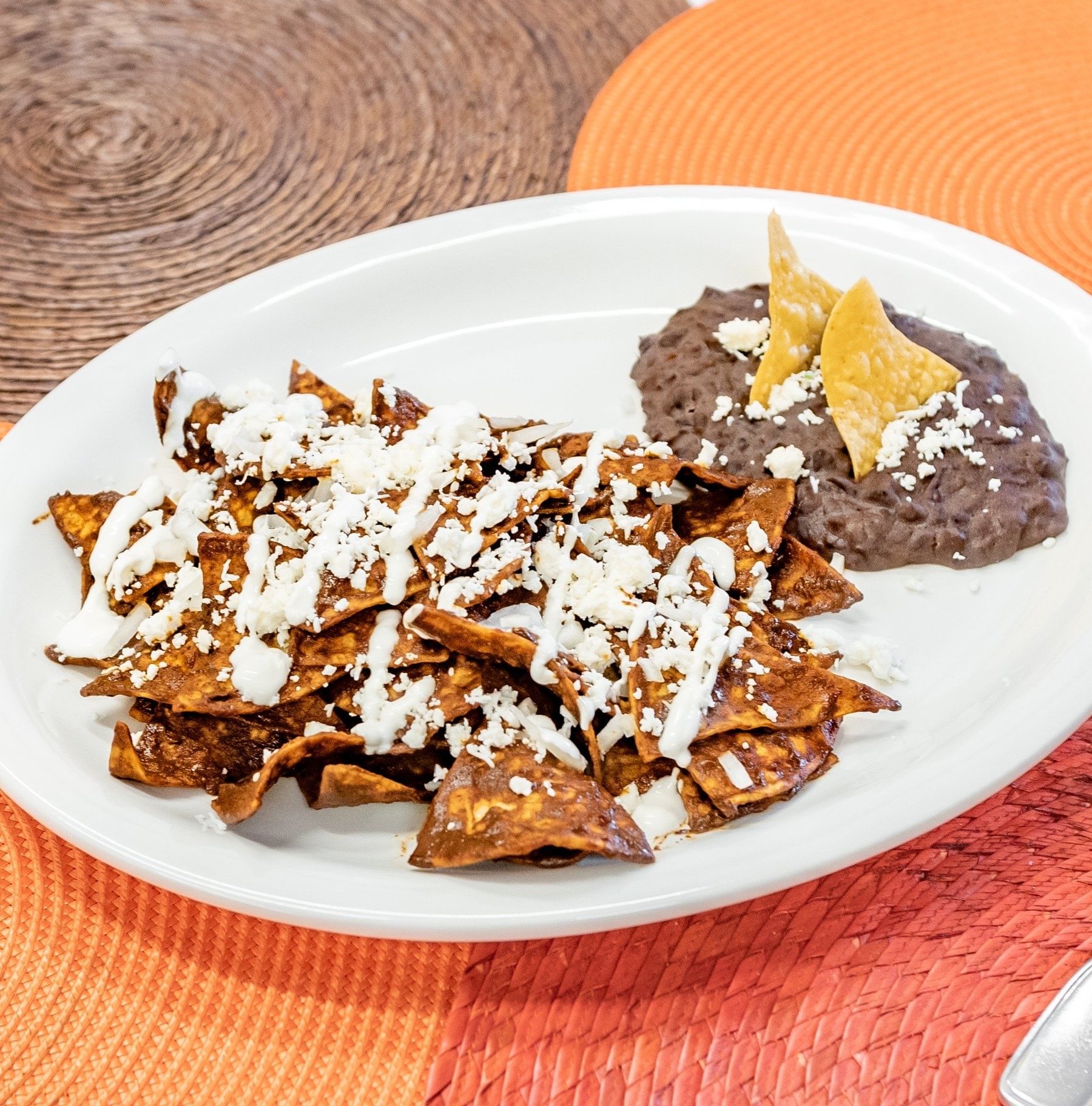 Chilaquiles De Mole.