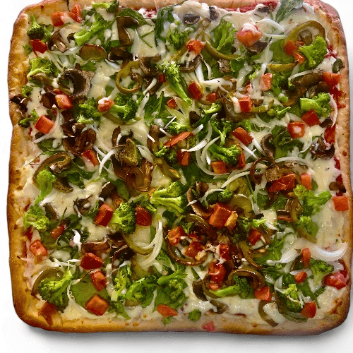 Veggie Sicilian Pizza