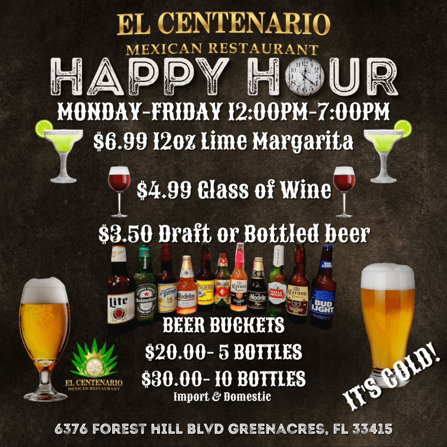 Happy Hours at El Centenario WPB