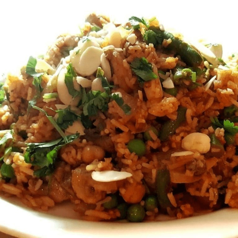 Paneer biryani.