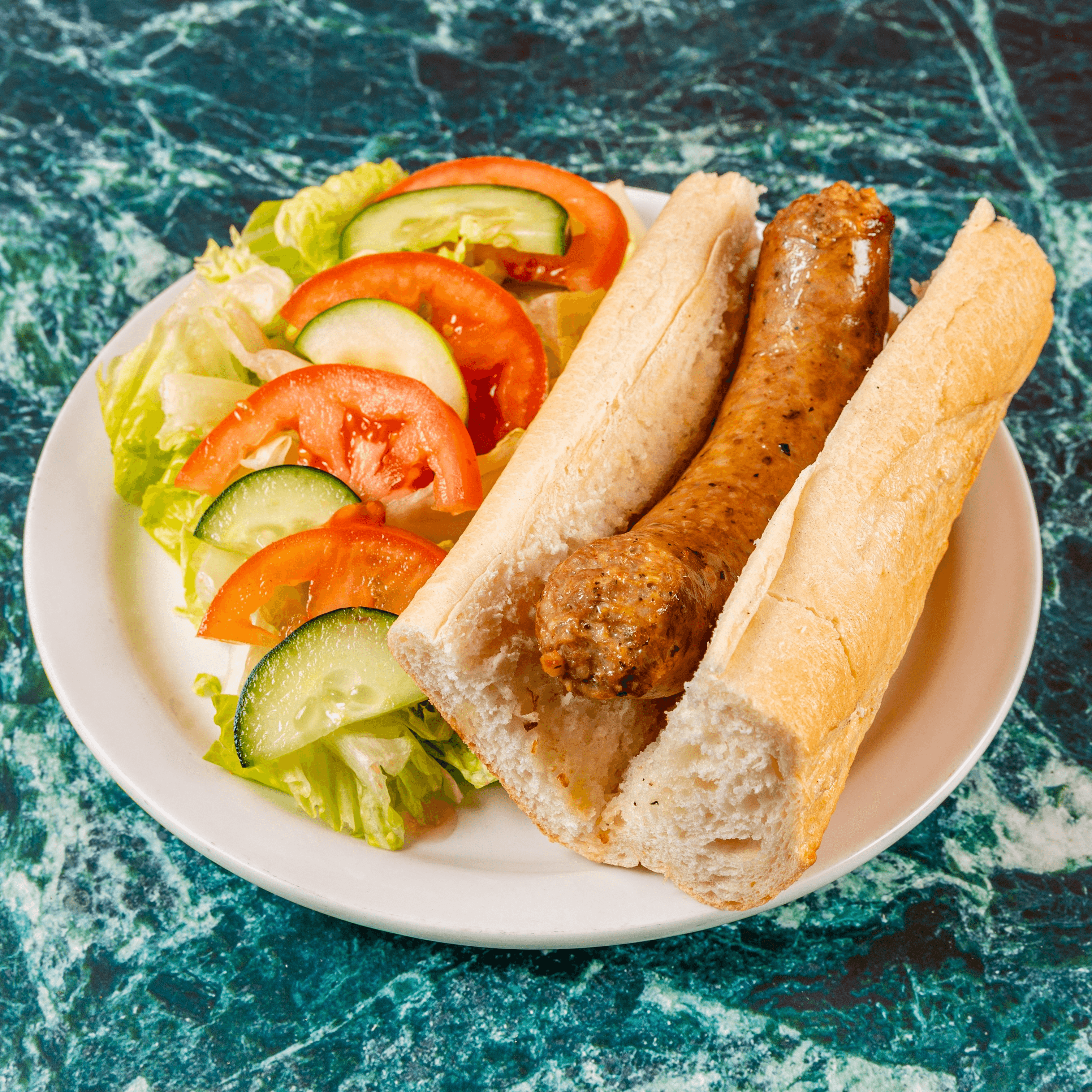 Italian Sausage Sandwich.