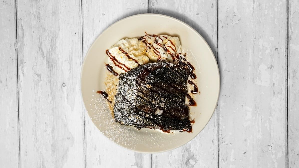 Triple Layered Chocolate Cake.