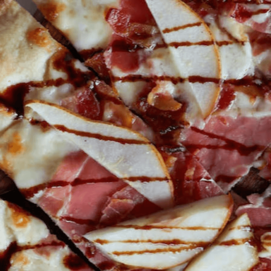 Poppin prosciutto flatbread.