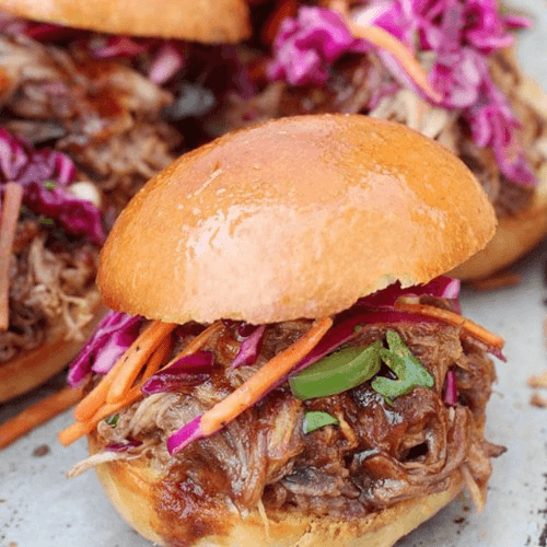 BBQ Kalua Pork Sliders.