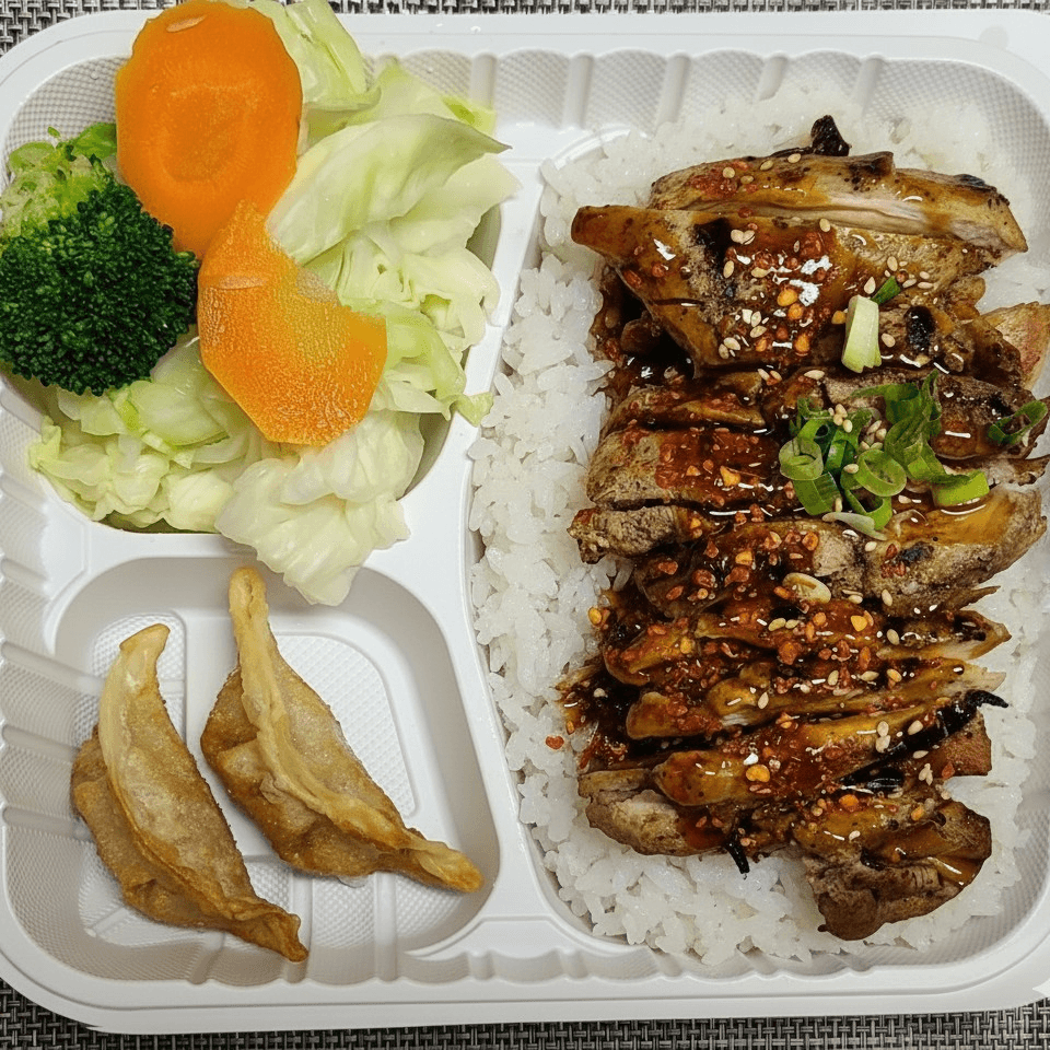 Spicy Chicken Teriyaki.