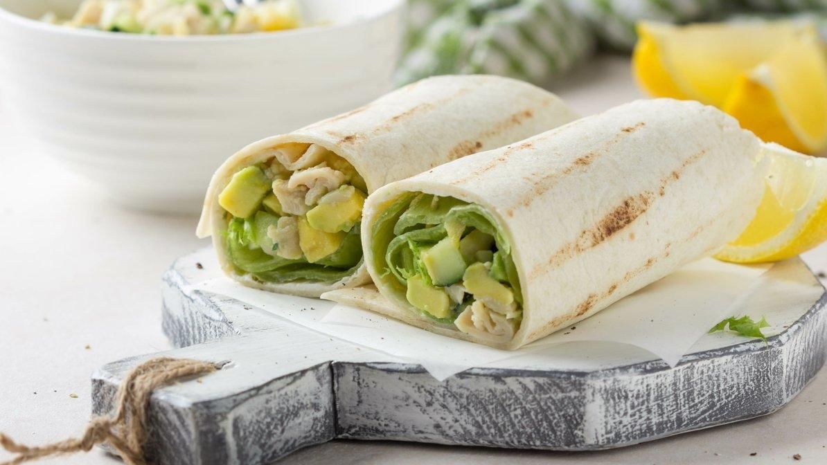 Millennial Avocado Breakfast Burrito.