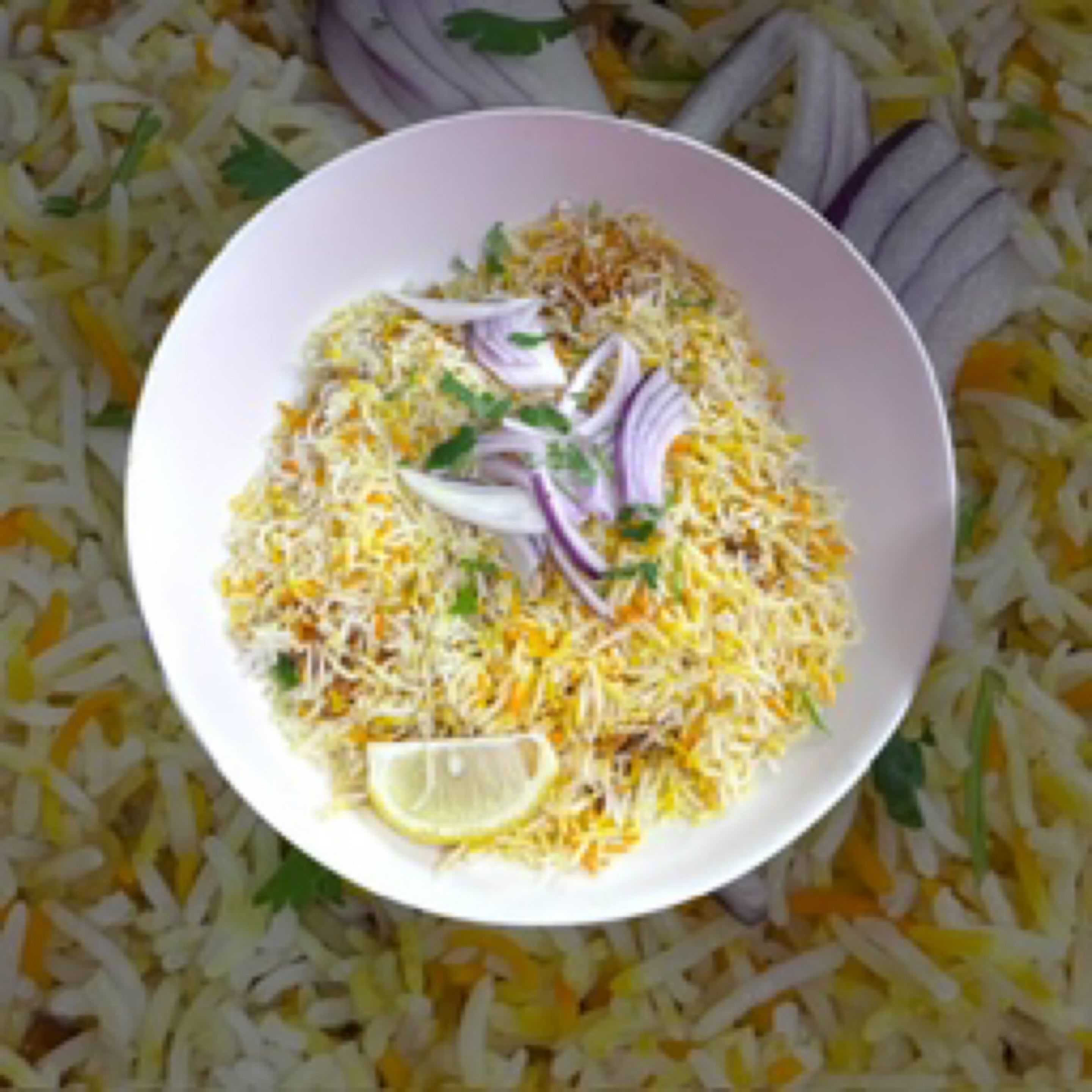 Bombay Olive Special Boneless Chicken Biryani Family Pack.