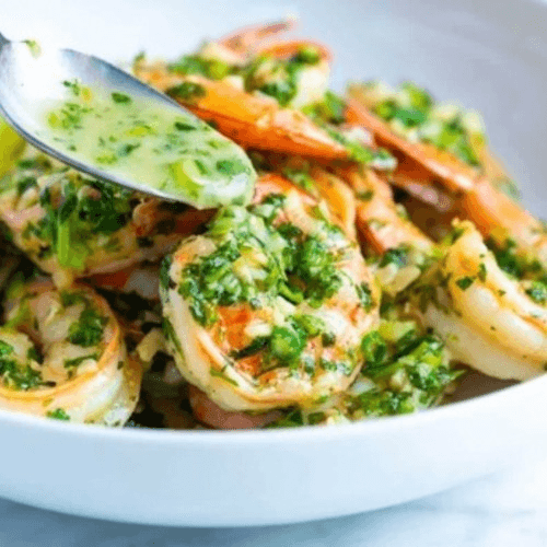 Shrimp Cilantro Entree.