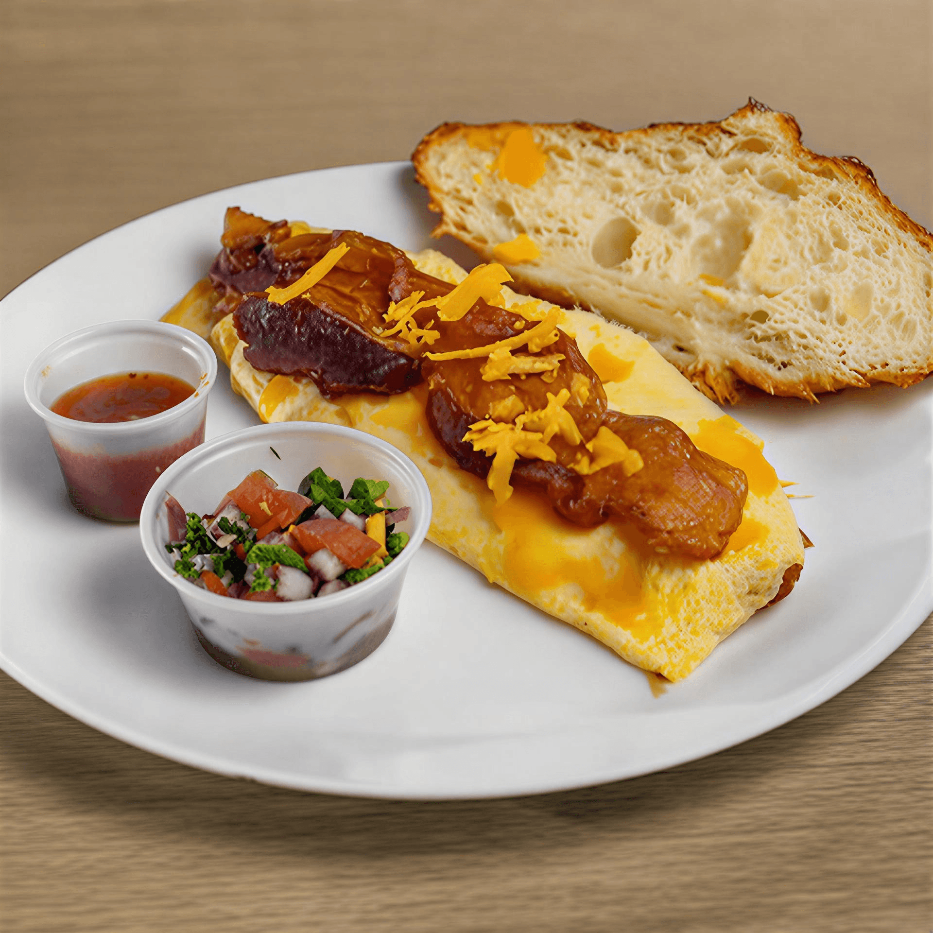 Croissant, Egg & Cheese.