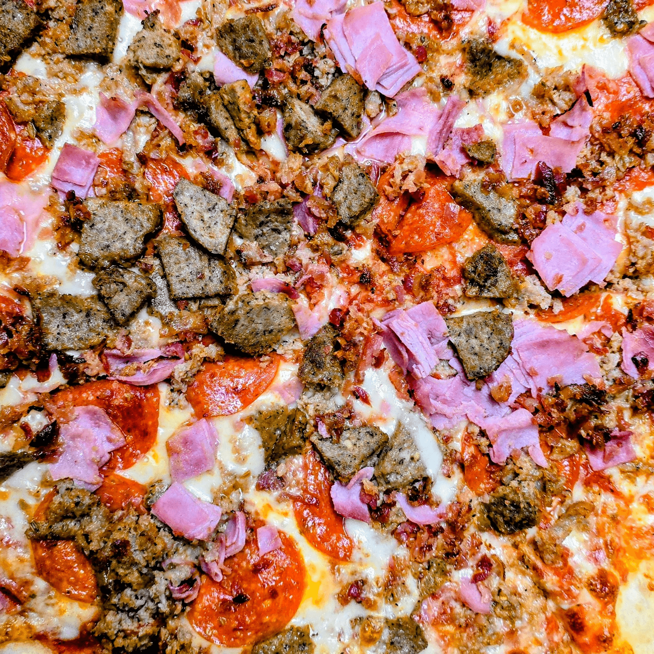 LARGE MEATLOVERS PIZZA.