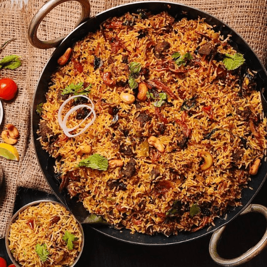 Beef Biryani.