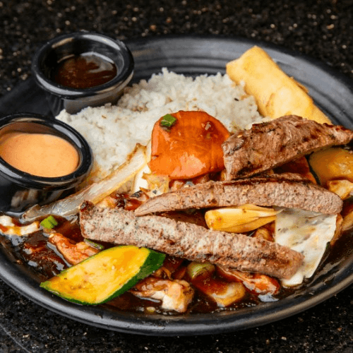 Steak Teriyaki.