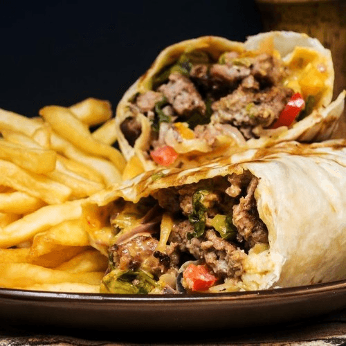 Kid Steak Burrito.