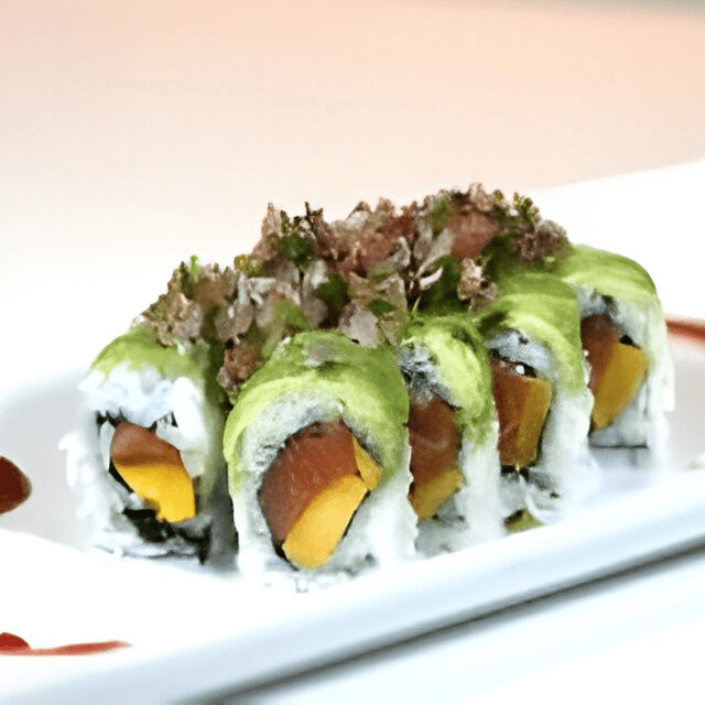 Mango Salmon Delight Roll.