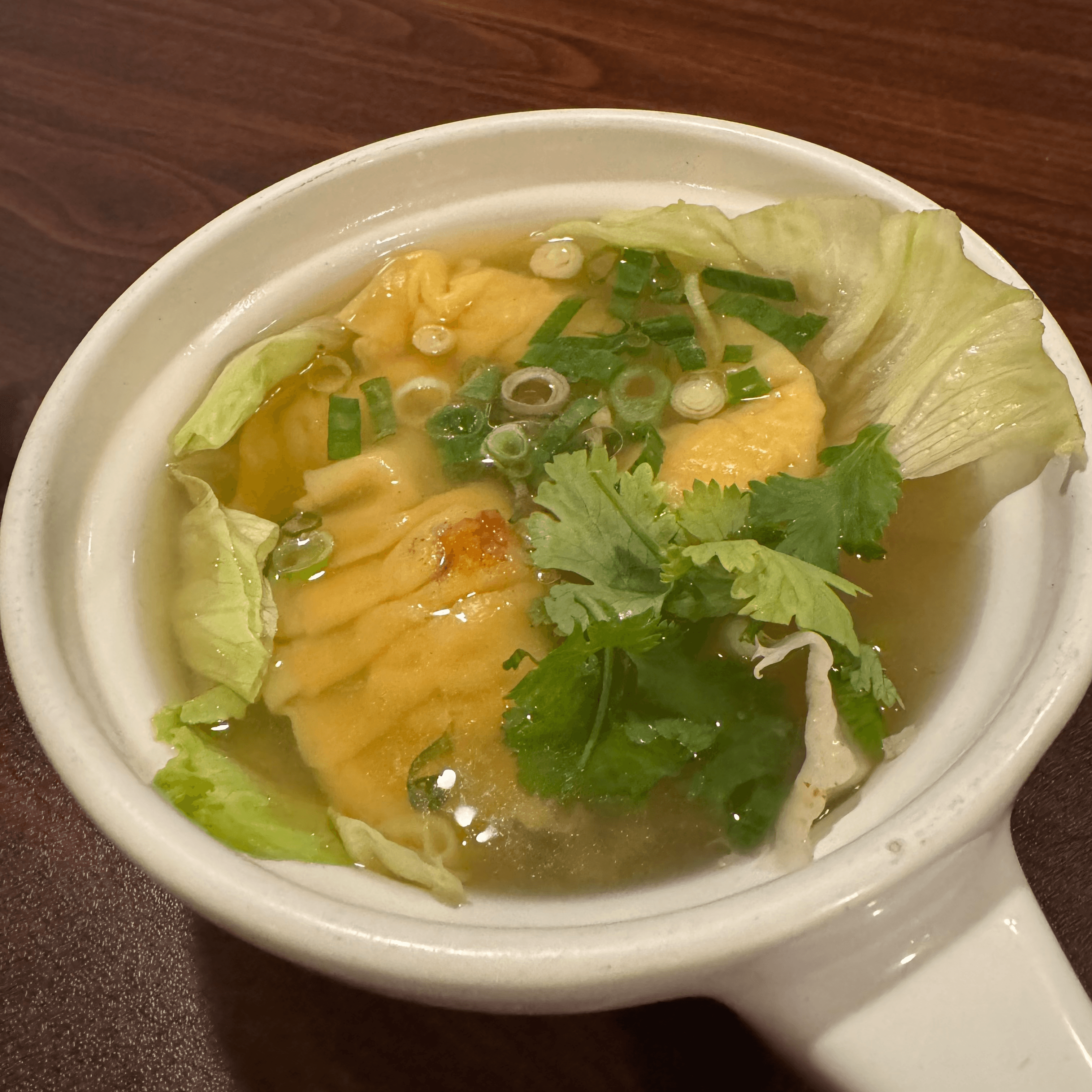 Wonton Soup.