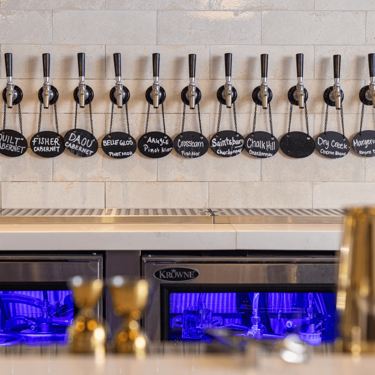 Our Story & Wine on Tap