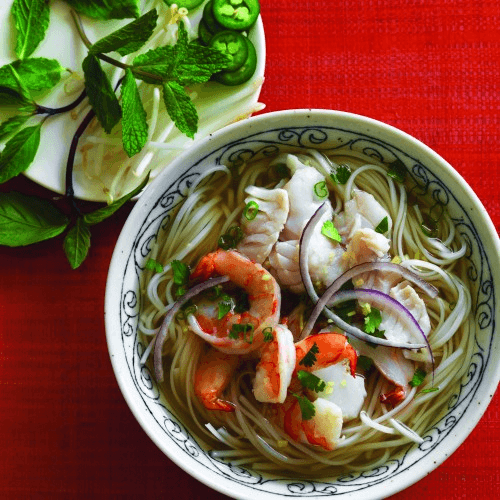 8. Pho Seafood     (Pho with Shrimps, Scallop, Calamari and Green Mussels)