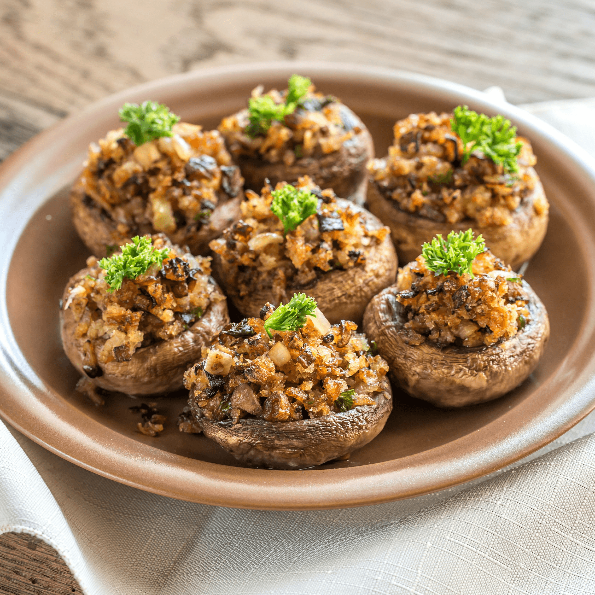 Stuffed Mushrooms.