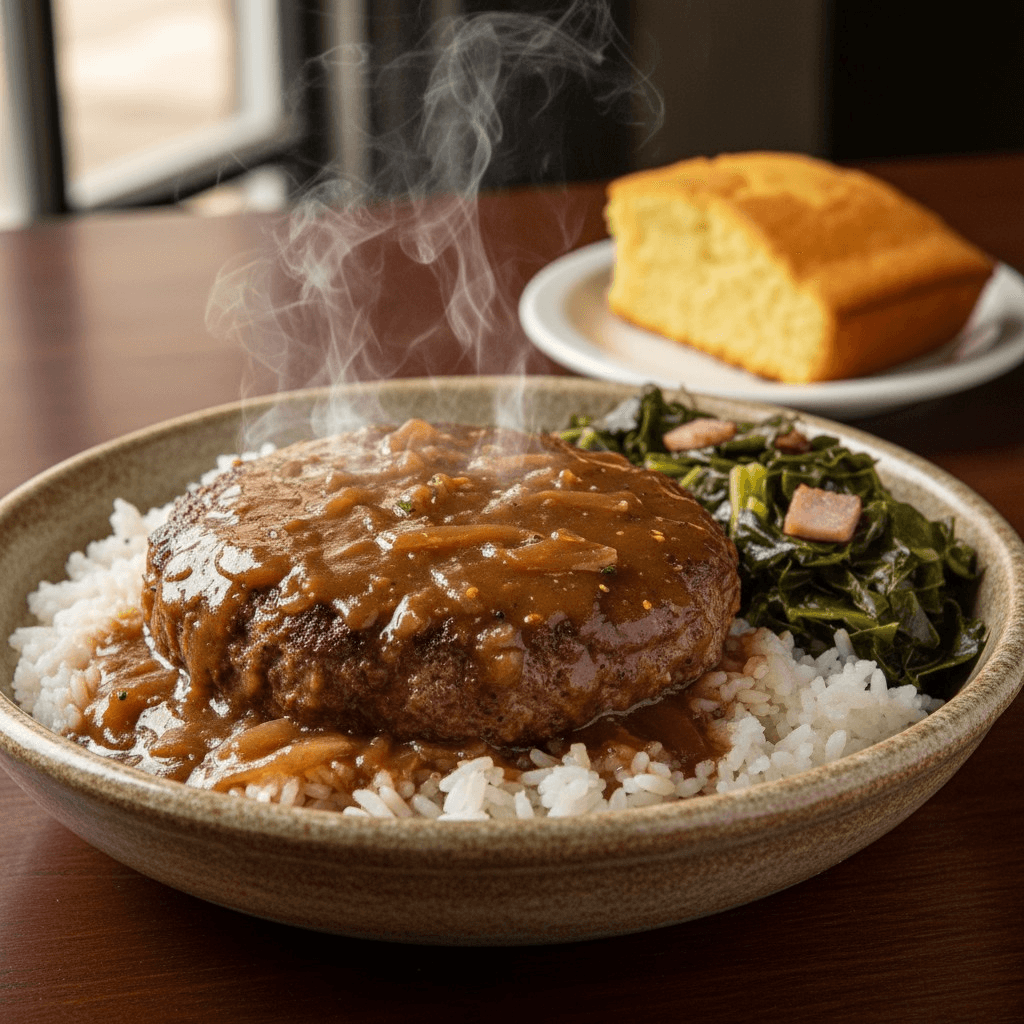 Hamburger Steak Bowl.