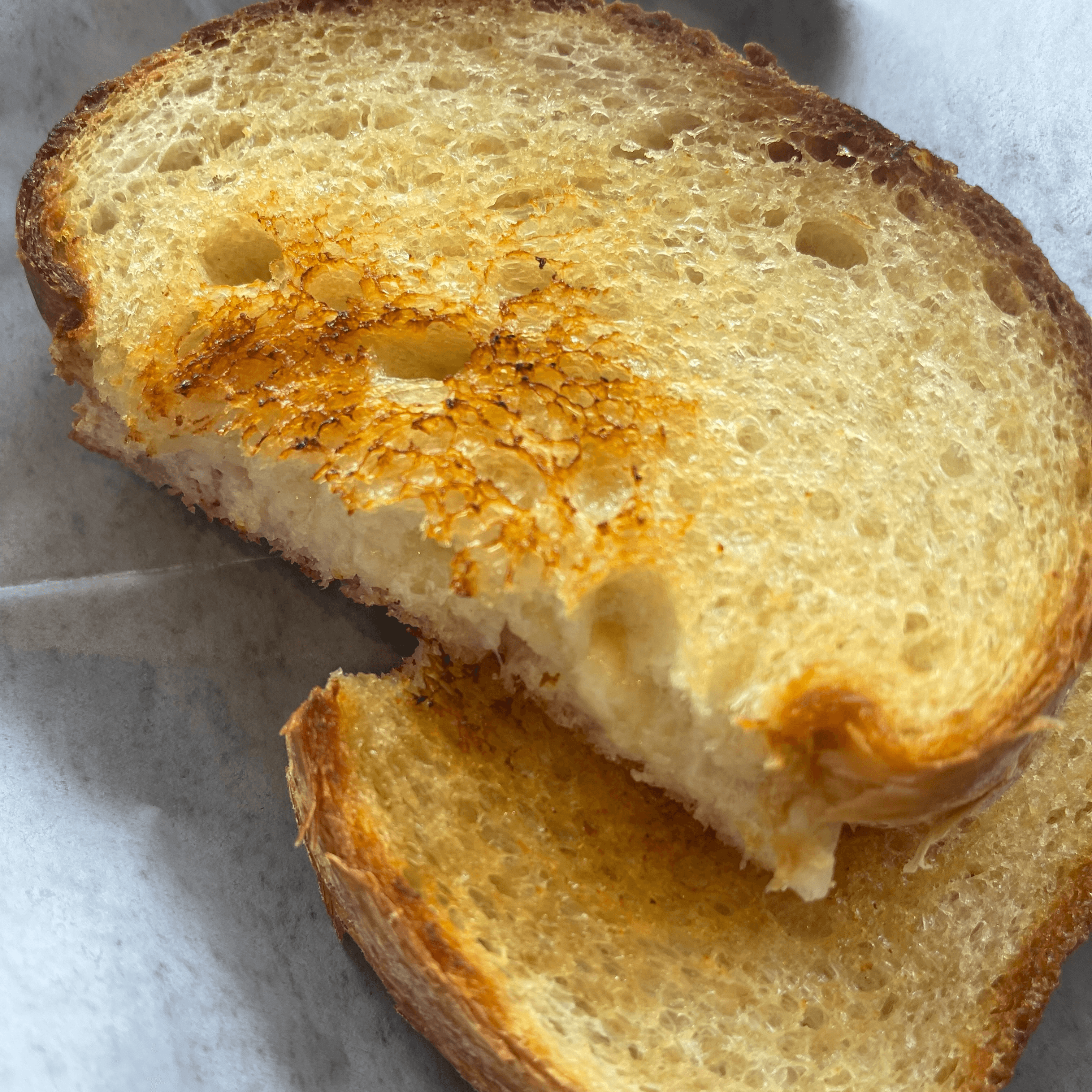 “Not grown up” grilled cheese.