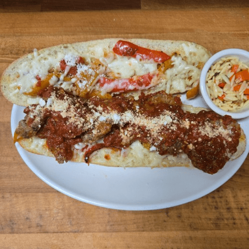 Italian Meatball Sandwich.