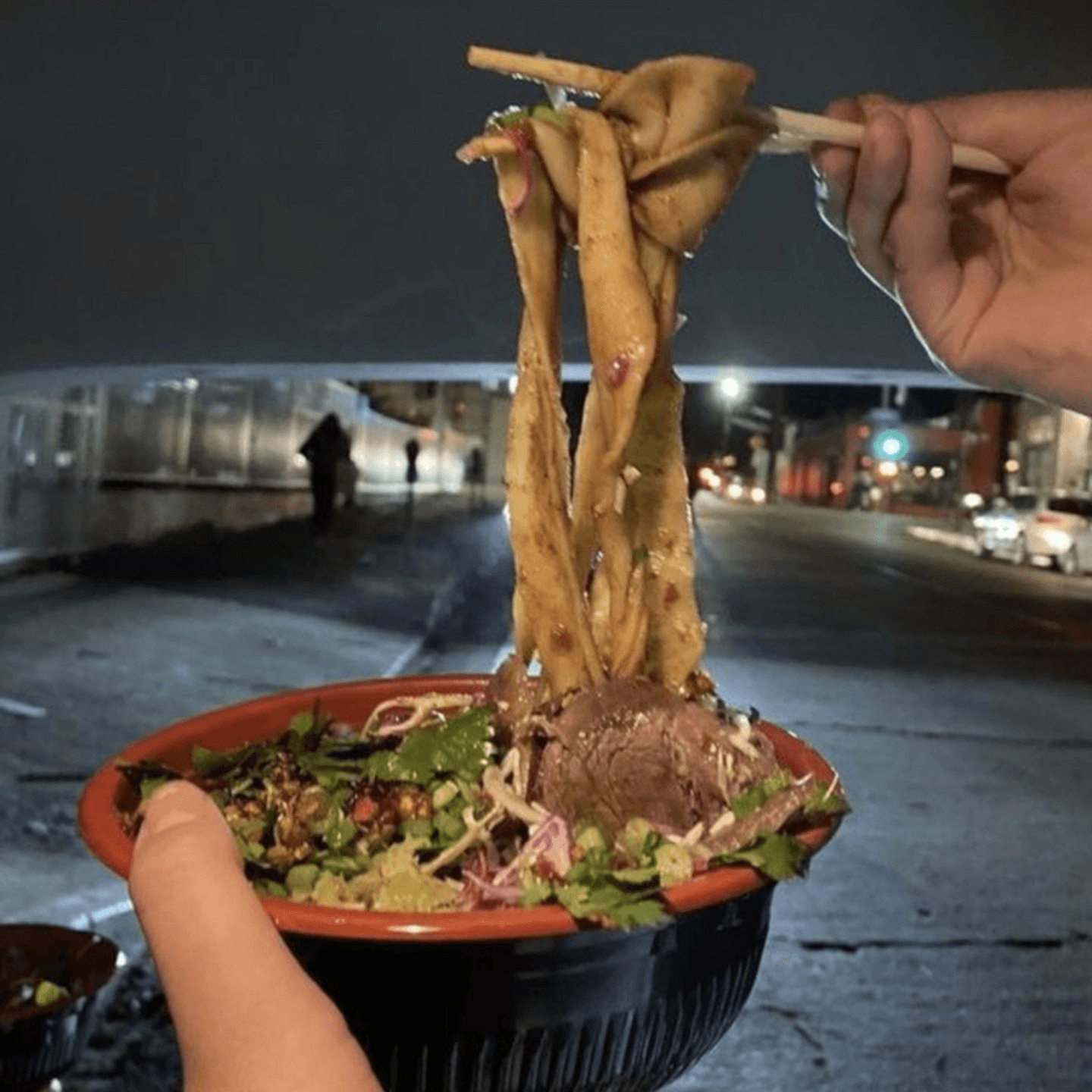 Spicy & Tender Dry Lamb Biang Biang Noodles